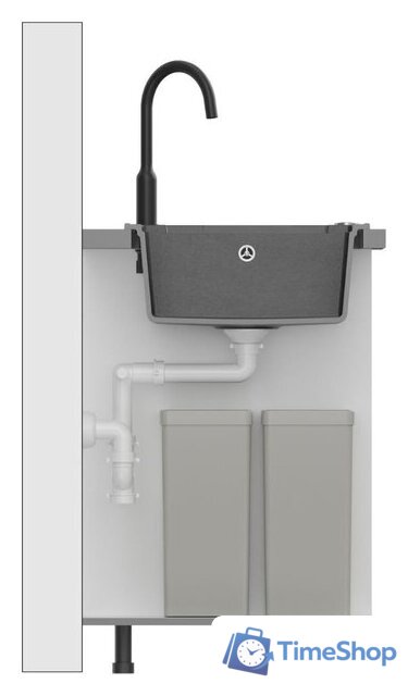 Кухонная мойка Quadron HCQE58650U1_PVDC1_P2O - Изображение №5 — Интернет-магазин Time-Shop