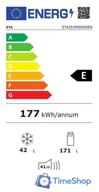Холодильник ETA 253990000EN - Изображение №4 — Интернет-магазин Time-Shop