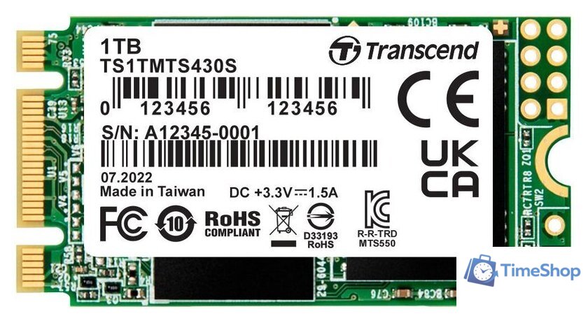 SSD Transcend 430S 1TB TS1TMTS430S - Изображение №1 — Интернет-магазин Time-Shop