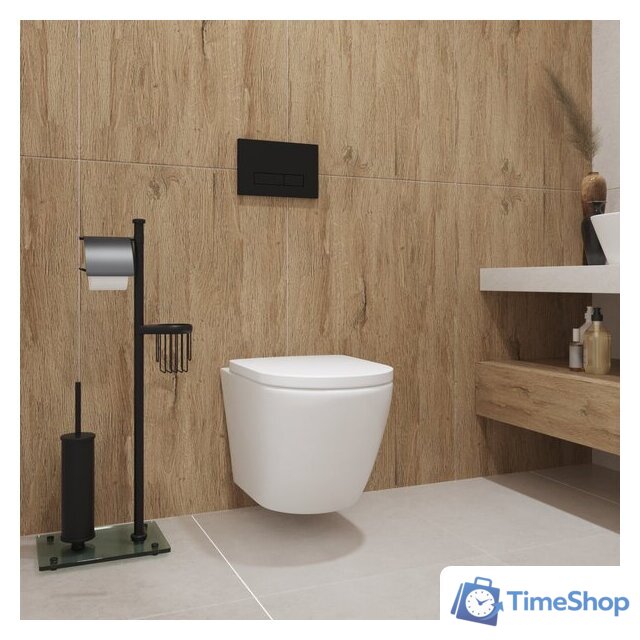 Унитаз подвесной Lauter Vortex 2110830 + GROHE Rapid SL 39504000 с кнопкой (округлая, хром) - Изображение №15 — Интернет-магазин Time-Shop