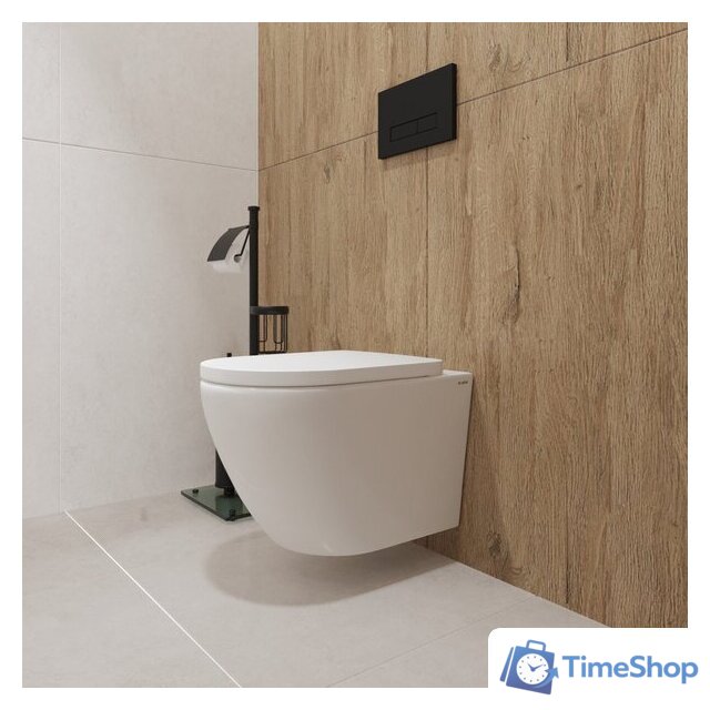 Унитаз подвесной Lauter Vortex 2110830 + GROHE Rapid SL 39504000 с кнопкой (округлая, хром) - Изображение №16 — Интернет-магазин Time-Shop