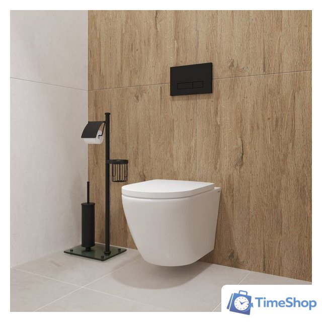 Унитаз подвесной Lauter Vortex 2110830 + GROHE Rapid SL 39504000 с кнопкой (округлая, хром) - Изображение №14 — Интернет-магазин Time-Shop