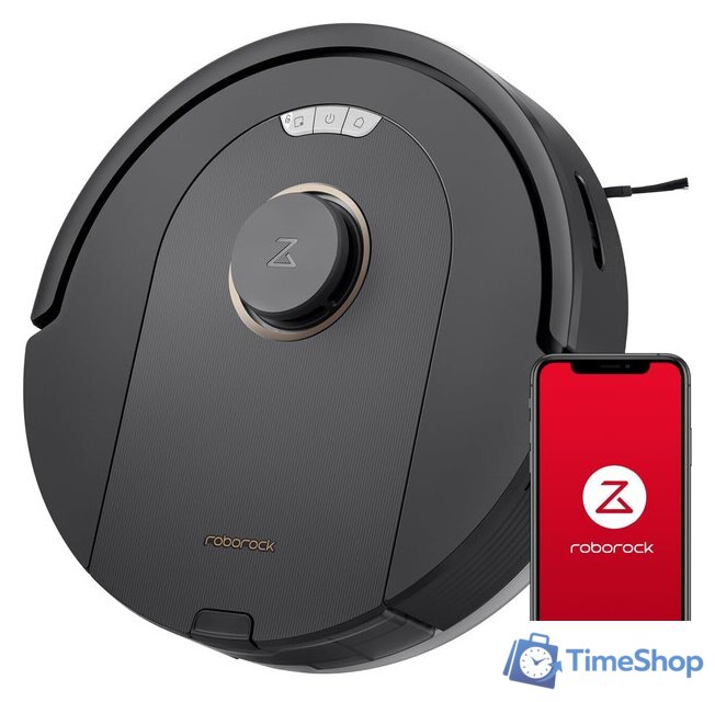 Робот-пылесос Roborock Q5 Pro (с русской озвучкой, черный) - Изображение №1 — Интернет-магазин Time-Shop