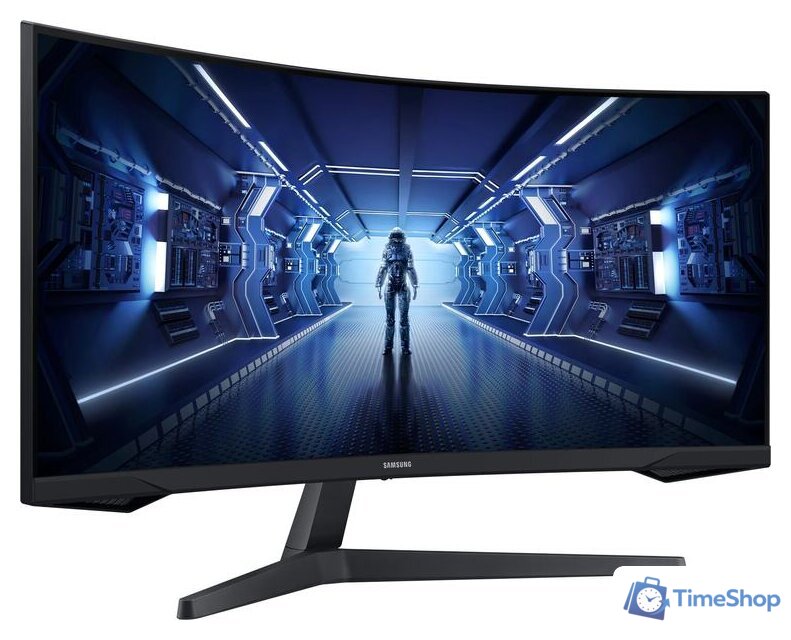Игровой монитор Samsung Odyssey G5 LC34G55TWWIXCI - Изображение №2 — Интернет-магазин Time-Shop