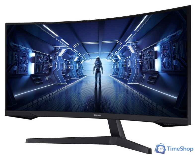 Игровой монитор Samsung Odyssey G5 LC34G55TWWIXCI - Изображение №3 — Интернет-магазин Time-Shop