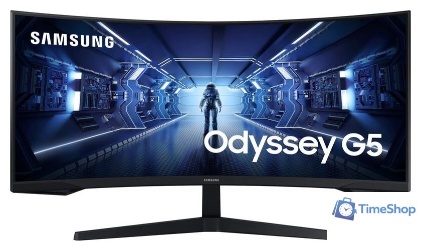 Игровой монитор Samsung Odyssey G5 LC34G55TWWIXCI - Изображение №1 — Интернет-магазин Time-Shop