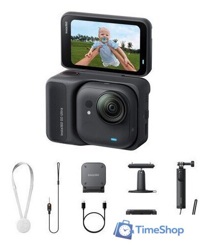 Модульная экшен-камера Insta360 GO Ultra (Creator Bundle, черный) - Изображение №1 — Интернет-магазин Time-Shop