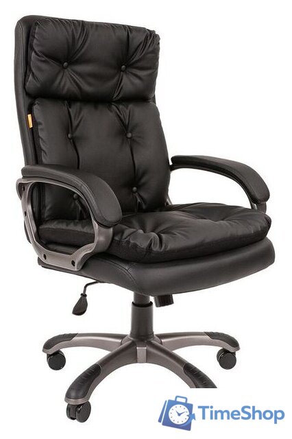 Офисное кресло CHAIRMAN 442 (черный) - Изображение №1 — Интернет-магазин Time-Shop