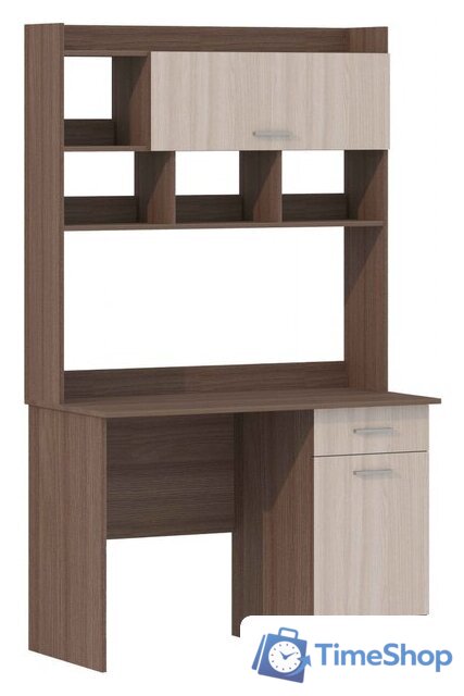 Стол Памир ПКС-2 (ясень шимо темный/ясень шимо светлый) - Изображение №1 — Интернет-магазин Time-Shop