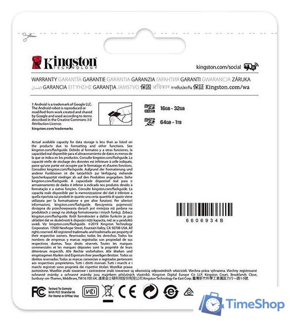 Карта памяти Kingston Canvas Select Plus microSDXC 128GB - Изображение №4 — Интернет-магазин Time-Shop