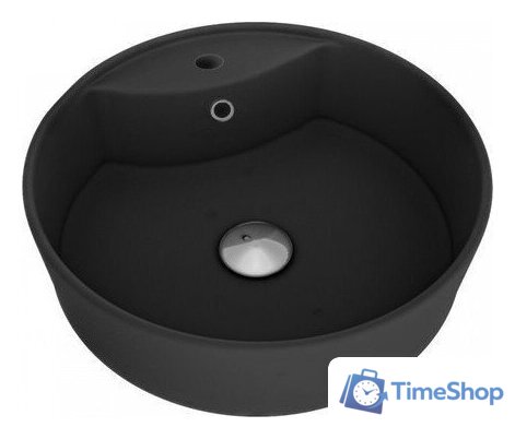 Умывальник Teymi Lina S D40 T50192 (черный матовый) - Изображение №2 — Интернет-магазин Time-Shop