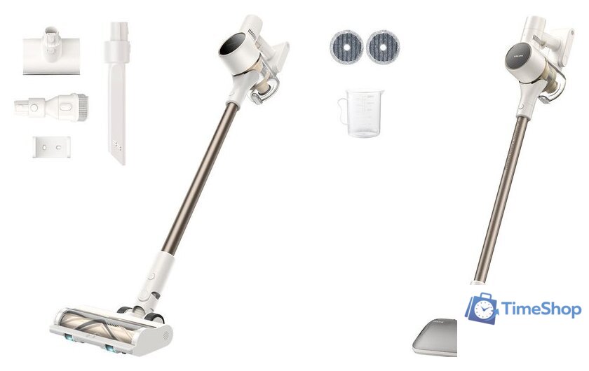 Пылесос Dreame Cordless Vacuum Cleaner R10s Aqua VZV25A (евровилка, белый) - Изображение №1 — Интернет-магазин Time-Shop