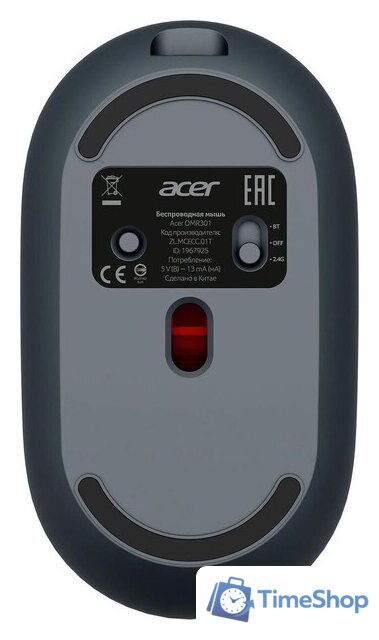 Мышь Acer OMR301 (черный) - Изображение №3 — Интернет-магазин Time-Shop