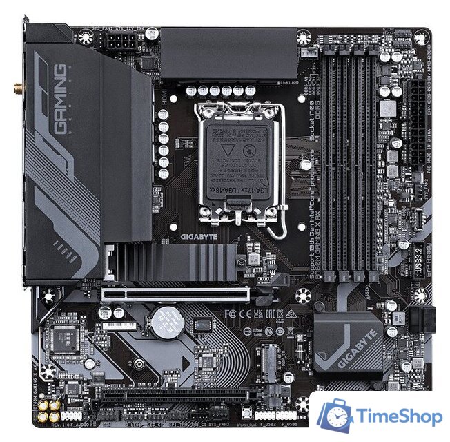 Материнская плата Gigabyte B760M Gaming X AX (rev. 1.x) - Изображение №1 — Интернет-магазин Time-Shop