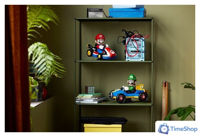 Конструктор LEGO Super Mario 72050 Mario Kart Luigi & Mach 8 - Изображение №8 — Интернет-магазин Time-Shop