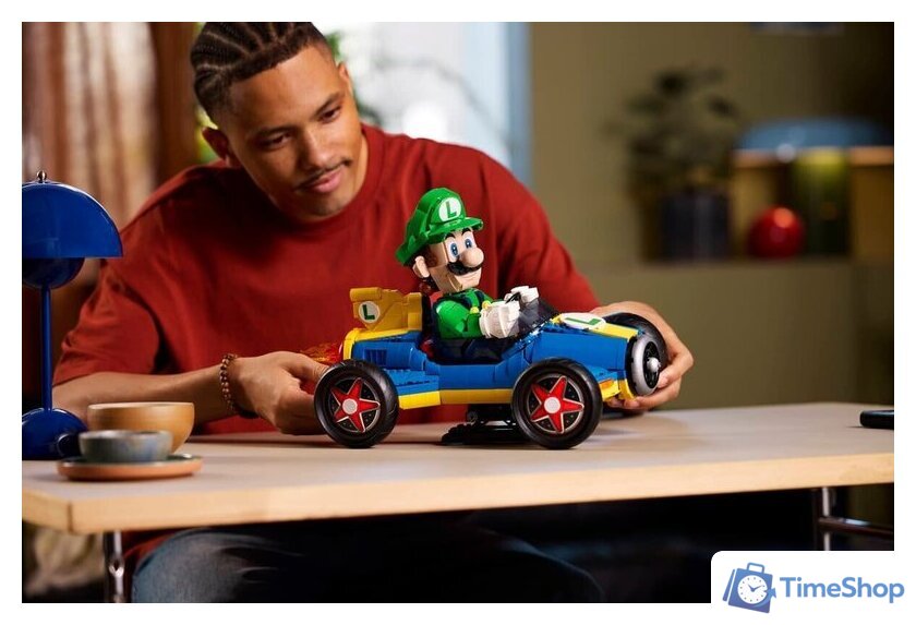 Конструктор LEGO Super Mario 72050 Mario Kart Luigi & Mach 8 - Изображение №4 — Интернет-магазин Time-Shop