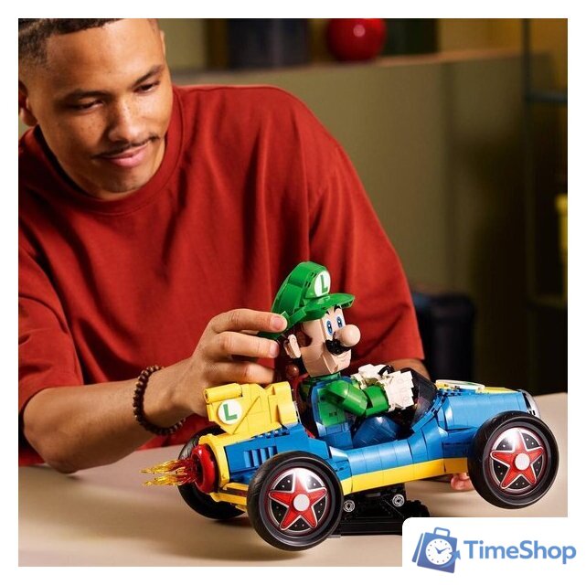 Конструктор LEGO Super Mario 72050 Mario Kart Luigi & Mach 8 - Изображение №5 — Интернет-магазин Time-Shop