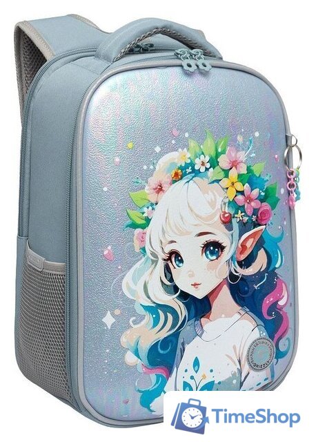 Школьный рюкзак Grizzly RAw-594-8 (голубой) - Изображение №1 — Интернет-магазин Time-Shop