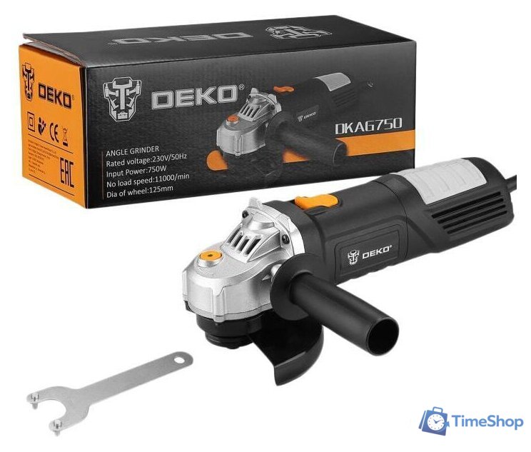 Угловая шлифмашина Deko DKAG750 (без кейса) - Изображение №1 — Интернет-магазин Time-Shop