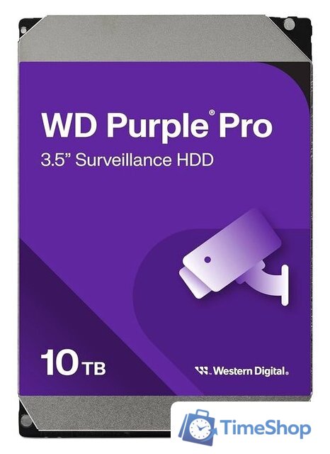 Жесткий диск WD Purple Pro 10TB WD102PURP - Изображение №1 — Интернет-магазин Time-Shop