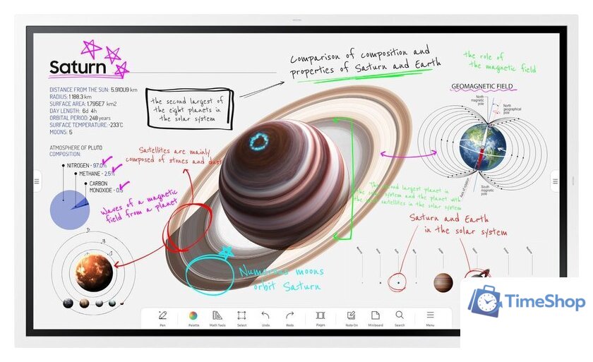Интерактивная панель Samsung Flip Chart WM55B LH55WMBWBGCXCI - Изображение №1 — Интернет-магазин Time-Shop