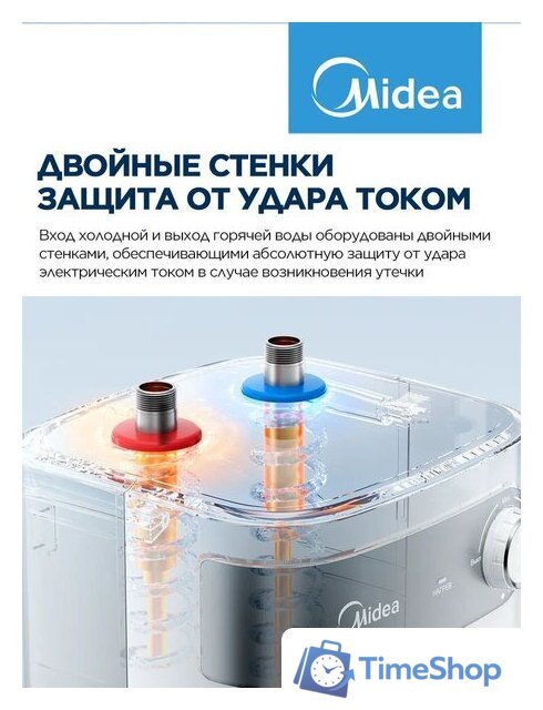 Накопительный электрический водонагреватель под мойку Midea MWH05-15SMU - Изображение №11 — Интернет-магазин Time-Shop