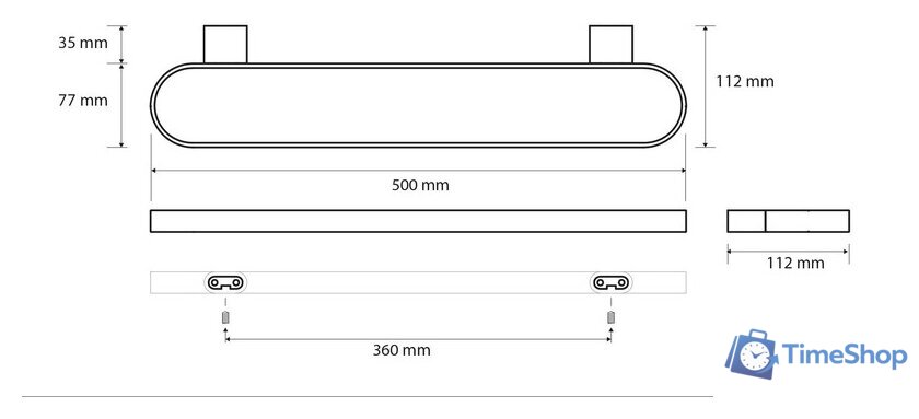 Держатель для полотенца Bemeta Organic 157104401 - Изображение №2 — Интернет-магазин Time-Shop