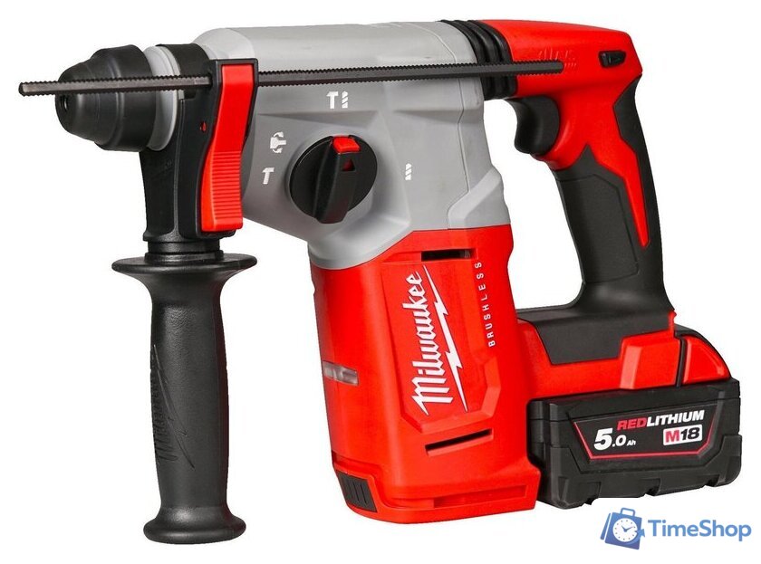 Перфоратор Milwaukee M18 BLH-502X 4933478894 (с 2-мя АКБ, кейс) - Изображение №2 — Интернет-магазин Time-Shop