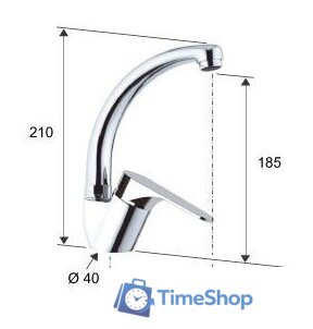 Смеситель Remer Class Line L 42 C - Изображение №2 — Интернет-магазин Time-Shop