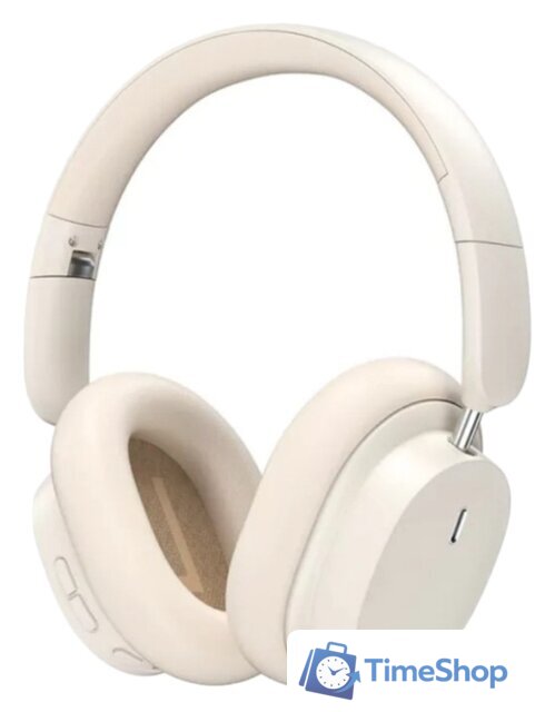 Наушники Baseus Bowie D05 (белый/бежевый) - Изображение №1 — Интернет-магазин Time-Shop