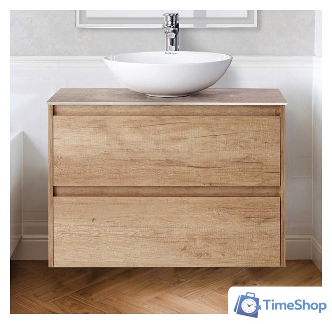  BelBagno Тумба под умывальник Kraft-700-2C-SO-RNN (rovere nebrasca) - Изображение №4 — Интернет-магазин Time-Shop