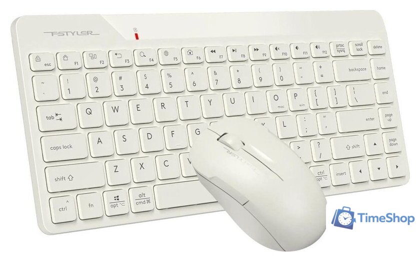 Офисный набор A4Tech Fstyler FG2200 Air2 (бежевый) - Изображение №3 — Интернет-магазин Time-Shop