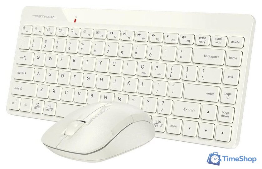 Офисный набор A4Tech Fstyler FG2200 Air2 (бежевый) - Изображение №4 — Интернет-магазин Time-Shop