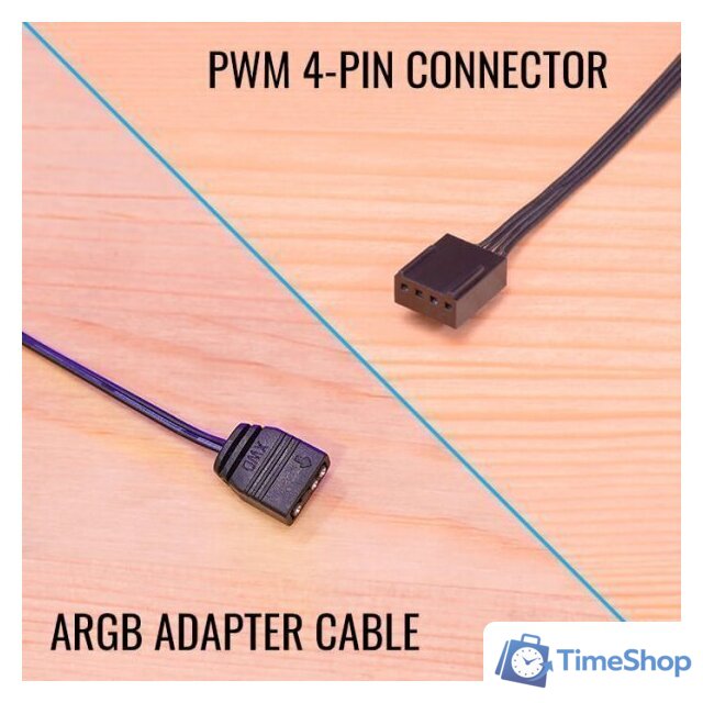 Кулер для процессора AeroCool Cylon 4F WH ARGB PWM 4P - Изображение №8 — Интернет-магазин Time-Shop