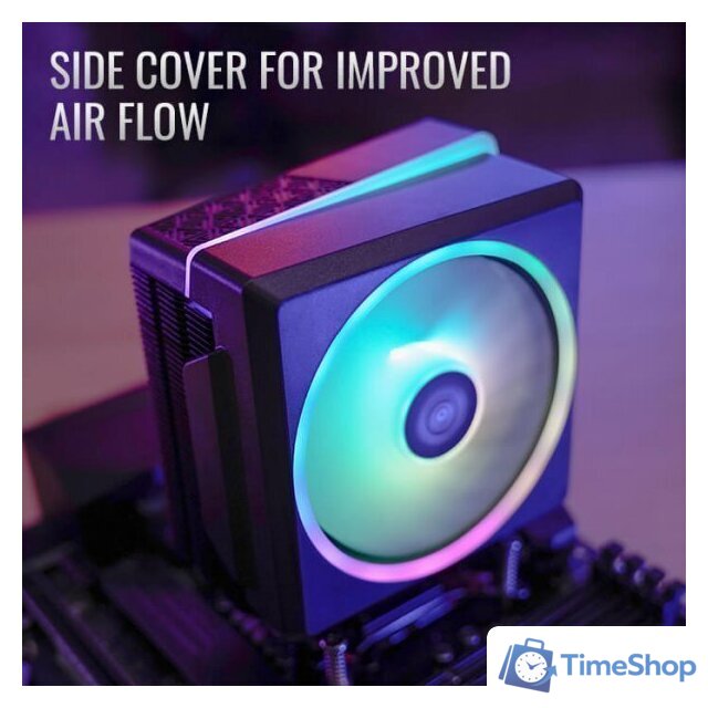Кулер для процессора AeroCool Cylon 4F WH ARGB PWM 4P - Изображение №5 — Интернет-магазин Time-Shop