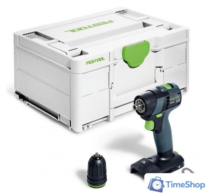 Дрель-шуруповерт Festool TXS 18-Basic 576894 (без АКБ, кейс) - Изображение №1 — Интернет-магазин Time-Shop
