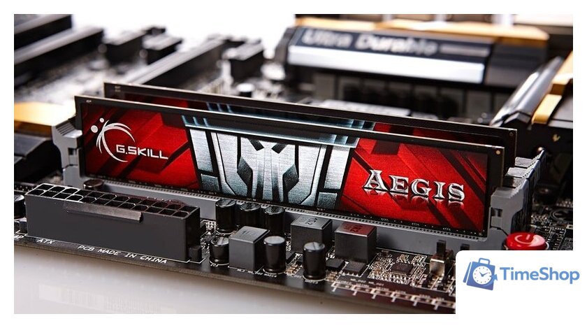 Оперативная память G.Skill Aegis 8GB DDR3 PC3-12800 F3-1600C11S-8GIS - Изображение №2 — Интернет-магазин Time-Shop
