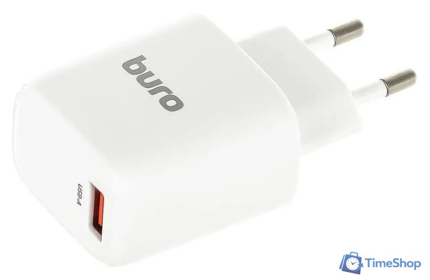 Сетевое зарядное Buro BUWG1 (белый) - Изображение №1 — Интернет-магазин Time-Shop