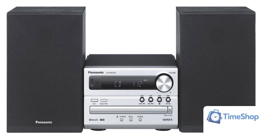 Музыкальный центр Panasonic SC-PM250EE-S - Изображение №1 — Интернет-магазин Time-Shop