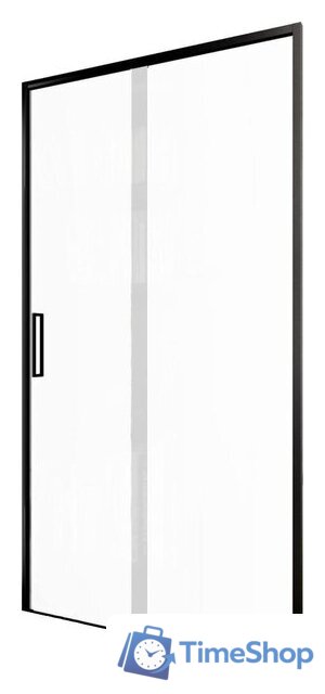 Душевая дверь Aquanet Pleasure Evo 100 AE65-N100-BT (черный анодированный/прозрачное стекло) - Изображение №2 — Интернет-магазин Time-Shop