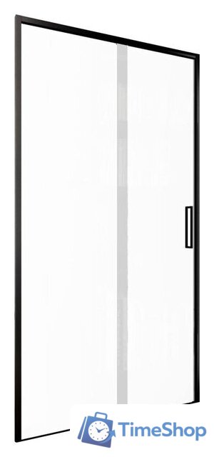 Душевая дверь Aquanet Pleasure Evo 100 AE65-N100-BT (черный анодированный/прозрачное стекло) - Изображение №1 — Интернет-магазин Time-Shop