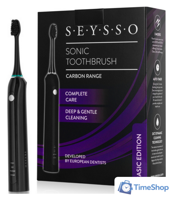 Электрическая зубная щетка Seysso Carbon Basic - Изображение №5 — Интернет-магазин Time-Shop