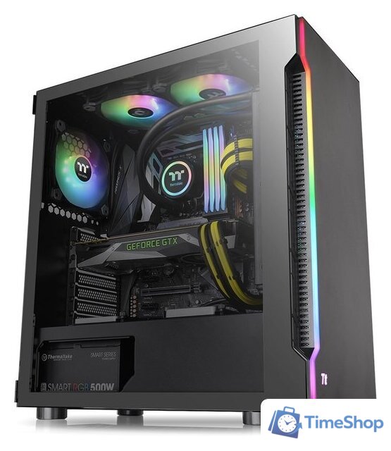 Корпус Thermaltake H200 TG RGB CA-1M3-00M1WN-00 - Изображение №3 — Интернет-магазин Time-Shop