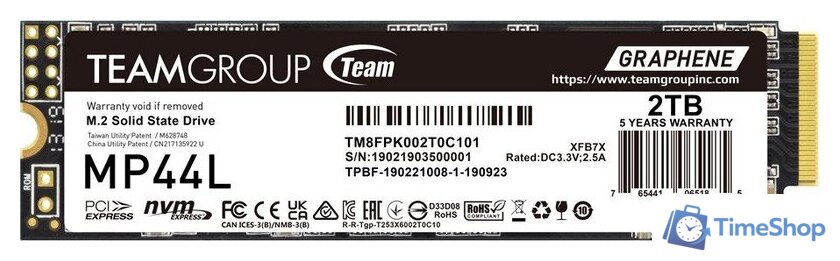 SSD Team MP44L 2TB TM8FPK002T0C101 - Изображение №1 — Интернет-магазин Time-Shop