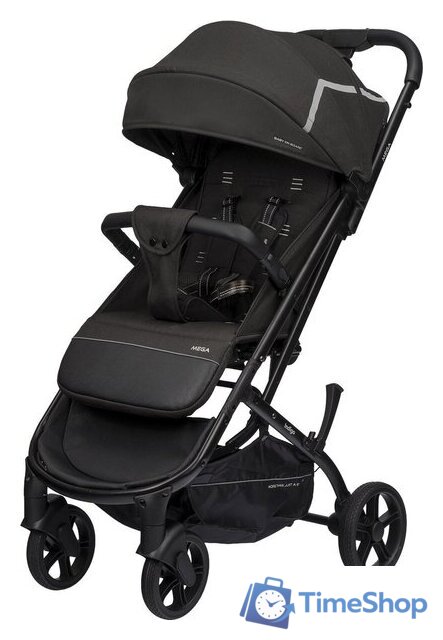 Коляска прогулочная «книга» Indigo Mega (черный) - Изображение №1 — Интернет-магазин Time-Shop