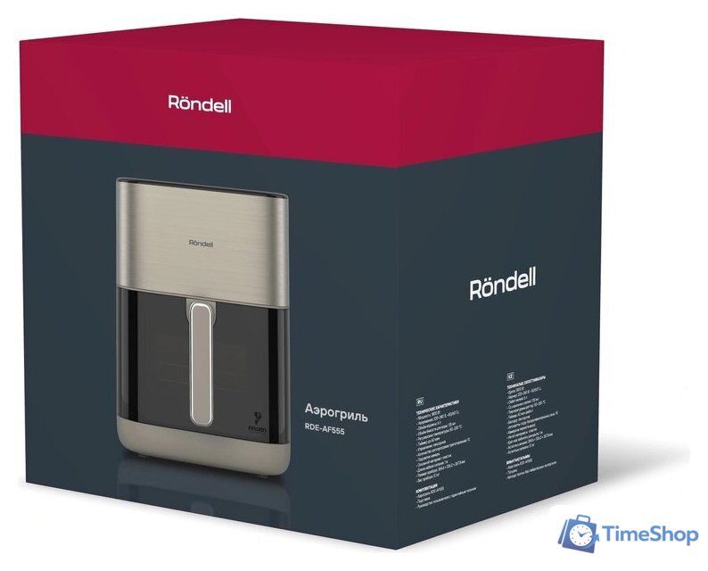 Аэрогриль (аэрофритюрница) Rondell RDE-AF555 - Изображение №4 — Интернет-магазин Time-Shop