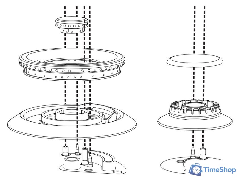 Варочная панель Smeg P261XGH - Изображение №6 — Интернет-магазин Time-Shop