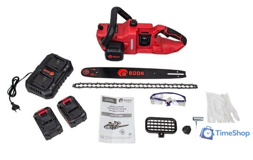 Аккумуляторная пила Edon ANS-21/16BL (с 2-мя АКБ) - Изображение №3 — Интернет-магазин Time-Shop
