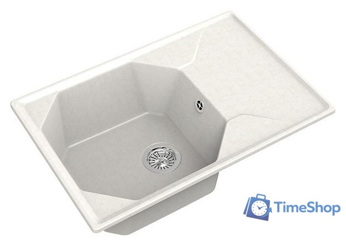 Кухонная мойка GranFest GF-U-740L (белый) - Изображение №1 — Интернет-магазин Time-Shop
