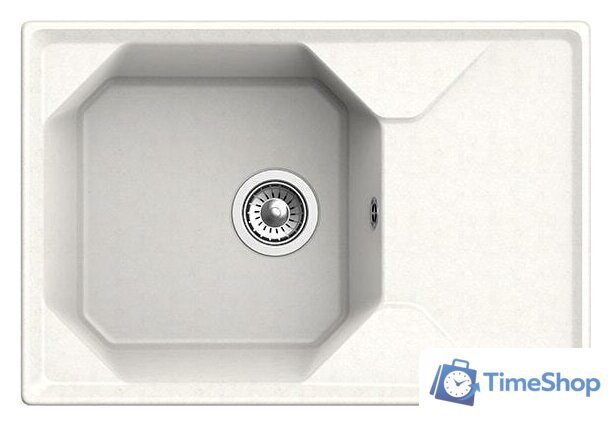 Кухонная мойка GranFest GF-U-740L (белый) - Изображение №2 — Интернет-магазин Time-Shop
